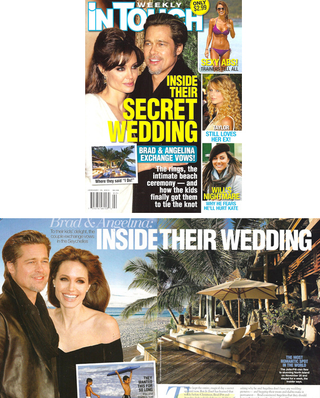 Illustration for article titled Brad & Angelina's Wedding: A Seven-Year History Of Rumormongering